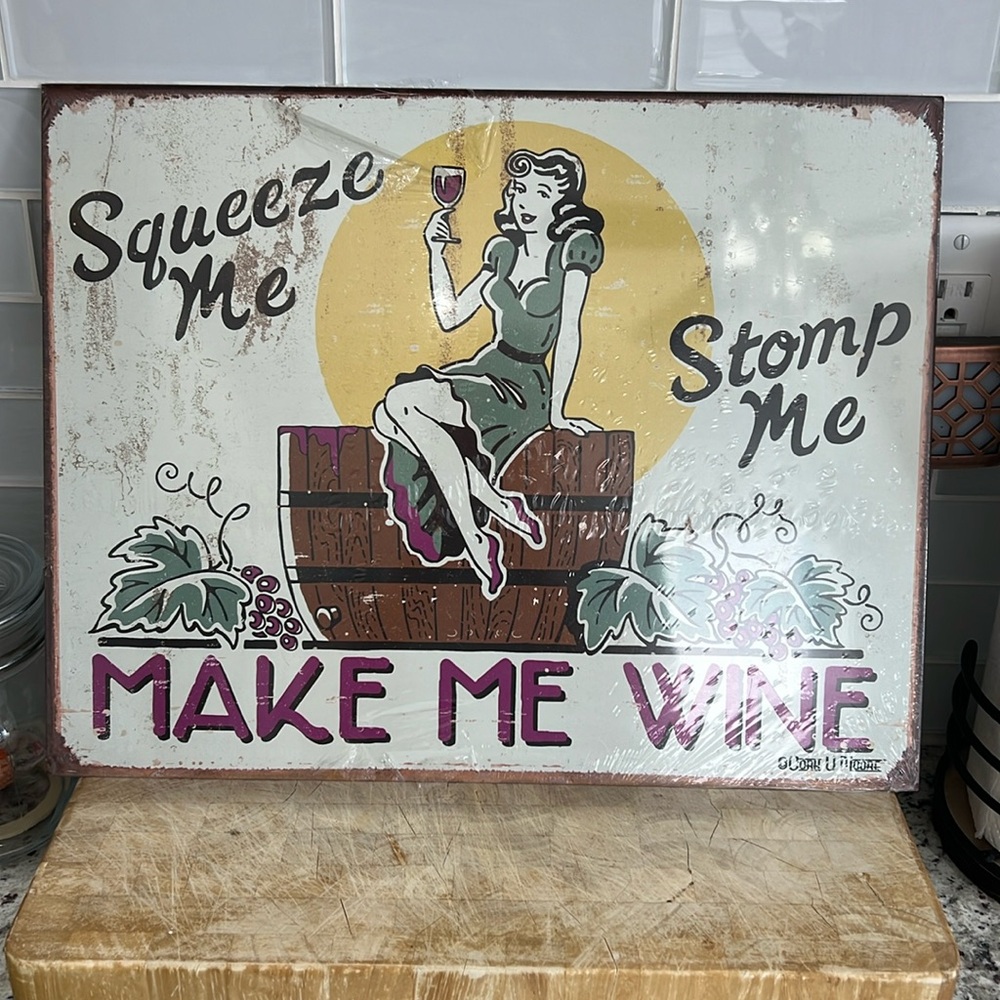Metal Tin sign 12.5 x 16’